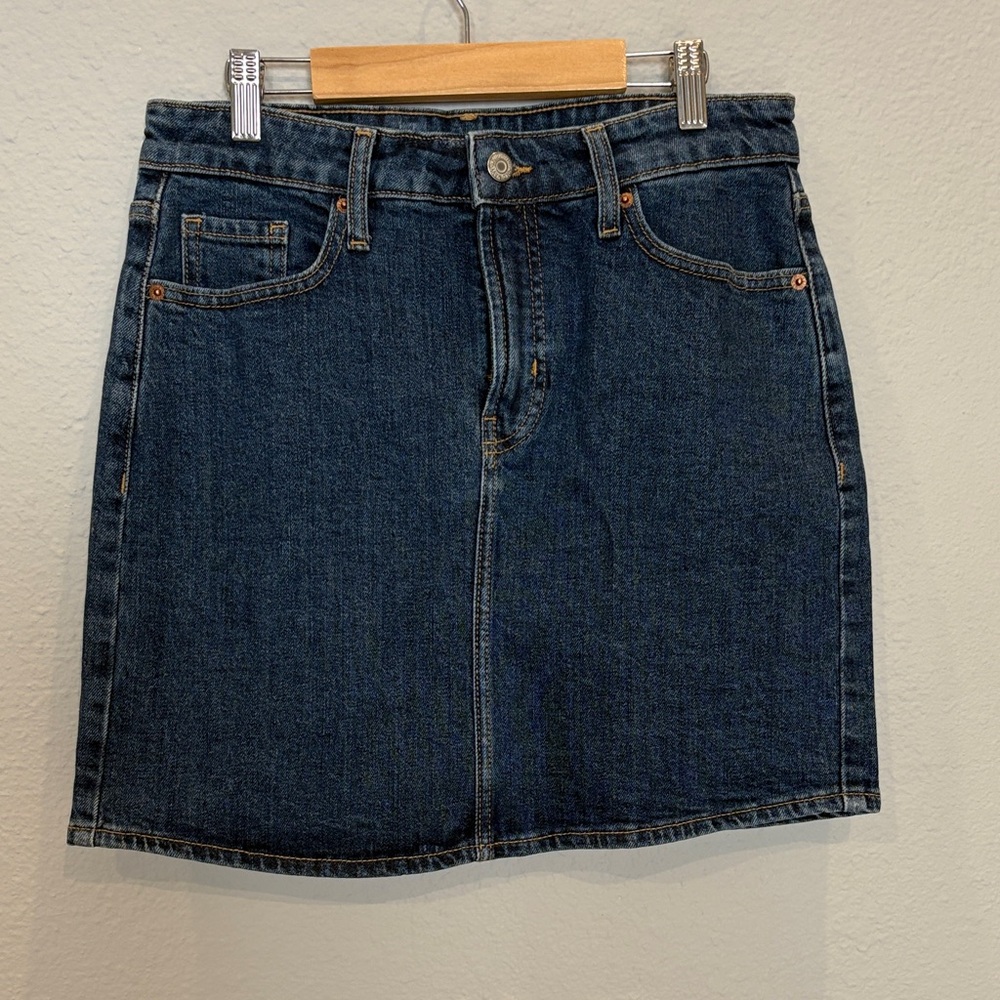 NWOT Denim Mini Skirt